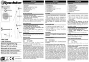Roadstar TRA-255 Manual De Instrucciones