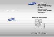 Samsung MAX-DJ750 Manual De Instrucciones