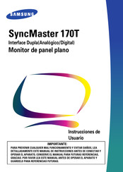 Samsung SyncMaster 170T Instrucciones De Usuario