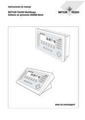 Mettler Toledo MultiRange IND690-Batch Instrucciones De Manejo