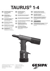 Gesipa TAURUS 1-4 Manual De Instrucciones