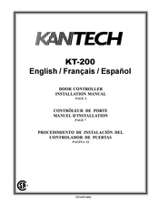 Kantech KT-200 Manual De Instalación