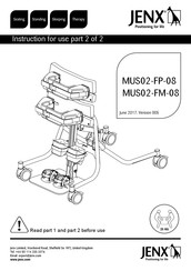 Jenx MUS02-FP-08 Manual De Instrucciones