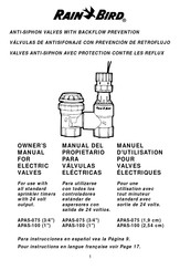 Rain Bird APAS-100 Manual Del Propietário