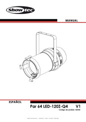 SHOWTEC Par 64 LED-120Z-Q4 Manual De Instrucciones