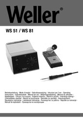 Weller WS 81 Manual De Uso