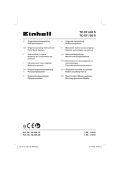 EINHELL TC-SY 600 S Manual De Instrucciones Original