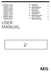 AEG KDE911412 Manual De Instrucciones