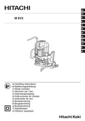 Hitachi M 8V2 Instrucciones De Manejo