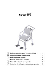 Seca 952 Manual De Instrucciones