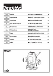 Makita M3601 Manual De Instrucciones