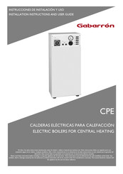 Gabarron CPE Serie Instrucciones De Instalacion Y Uso