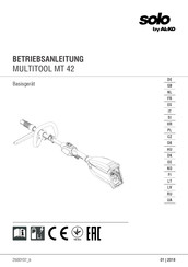 AL-KO solo MULTITOOL MT 42 Traducción Del Manual Original De Instrucciones