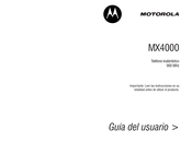 Motorola MX4000 Guia Del Usuario