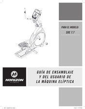 HORIZON SXE 7.7 Manual Del Usuario/De Ensamblaje