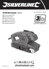 Silverline 810W Belt Sander Manual De Instrucciones