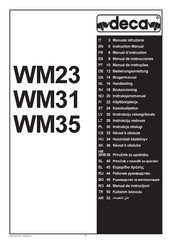 Deca WM23 Manual De Instrucciones