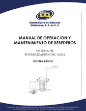 Distribuidora de Sistemas Didácticos PI-02 Manual De Operación Y Mantenimiento