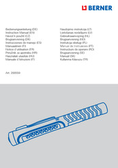 Berner 200559 Instrucciones De Manejo