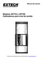 Extech Instruments 407744 Manual Del Usuario