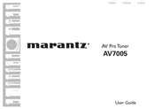 Marantz AV7005 Manual Del Usuario