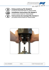 Ps Automation PSL 4 Instrucciones De Montaje