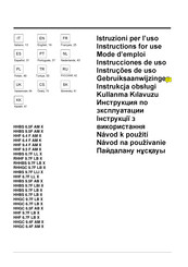 Hotpoint HHBS9.7F LLIX Instrucciones De Uso