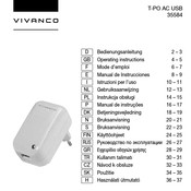 Vivanco T-PO AC USB Manual De Instrucciones