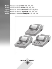 Mettler Toledo P28 Serie Manual De Referencia