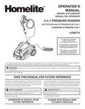 Homelite UT80715 Manual Del Operador