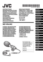 JVC MZ-V8U/AC Manual De Instrucciones