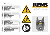 REMS 571855 Instrucciones De Servicio