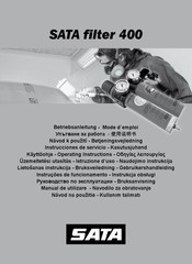 SATA Filter 434 Instrucciones De Servicio