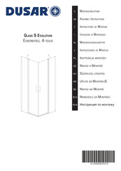 Dusar GLASS 5 EVOLUTION Instrucciones De Montaje