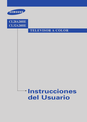 Samsung CL32A20HE Instrucciones Del Usuario