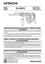 Hitachi DH 30PC2 Manual De Instrucciones