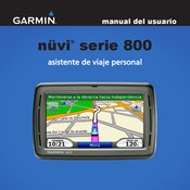 Garmin nuvi 850 Manual Del Usuario