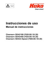 Hako Cleanserv SD43/180 Instrucciones De Uso