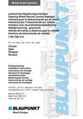 Blaupunkt 7 607 569 510 Instrucciones De Montaje