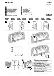 Siemens G5146 Serie Instrucciones De Montaje