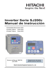 Hitachi SJ2002 Serie Manual De Instruccion