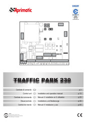 Aprimatic Traffic Park 230 Manual De Instalacion Y Uso