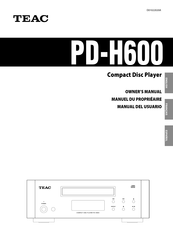 Teac PD-H600 Manual Del Usuario