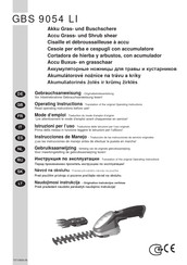 IKRA GBS 9054 LI Instrucciones De Manejo