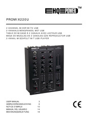 HQ-Power PROMIX220U Manual Del Usuario