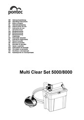 Pontec Multi Clear Set 8000 Instrucciones De Uso