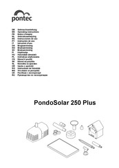 Pontec PondoSolar 250 Plus Instrucciones De Uso