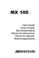 JB Systems MX 100 Manual De Instrucciones