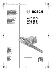 Bosch AKE 30 S Instrucciones De Servicio
