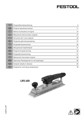 Festool LRS 400 Manual De Instrucciones Original